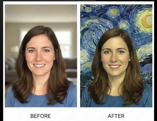 AI Artistic Style Transfer